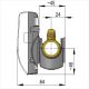 Multical 403 WMZ [Qp 2,5 / Batterie / 1,5m PT-500 Direktfühler] 130mm